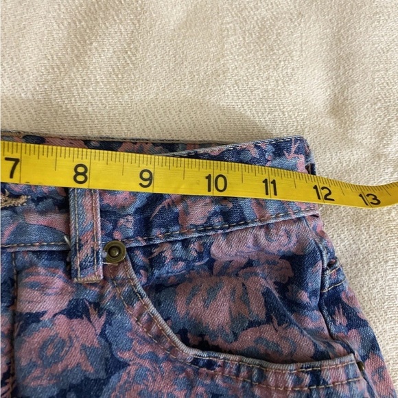Vintage Early 80s Squeeze In Floral All Over Print Women’s Jeans Size 3 - Picture 15 of 16